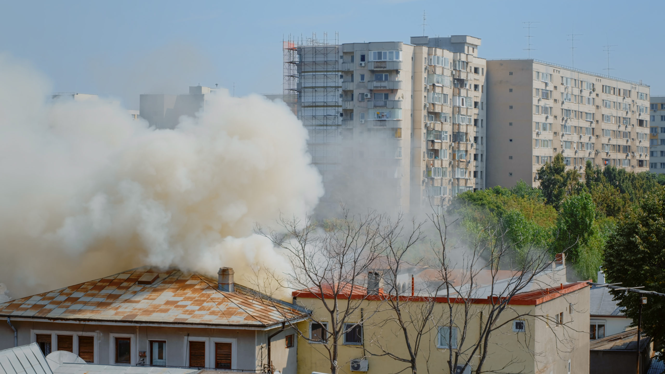 Restauración de inmuebles después de un incendio